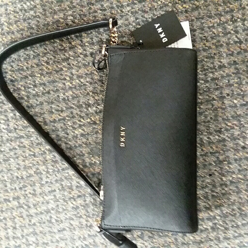 DKNY mini black purse